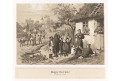 Hlad boli, Curland, litografie 1867