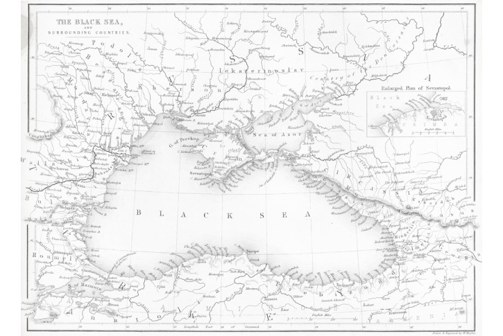 Black Sea, Virtue, oceloryt, (1830)