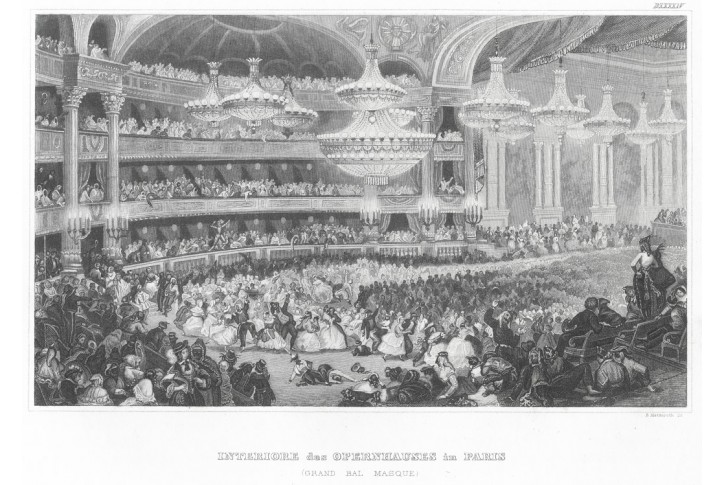 Paris Opera, Meyer, oceloryt, 1850