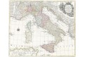 Lotter, Italia, kolor. mědiryt,1760
