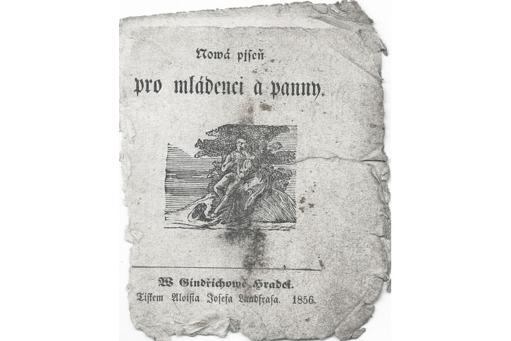 Pjseň pro mládenci a panny, Jindř. Hradec, 1856