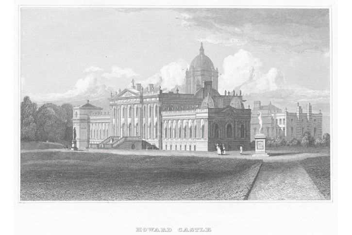 Howard Castle, Meyer, oceloryt, 1850