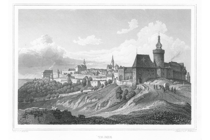 Tábor, Lange, oceloryt, 1842