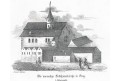 Praha Betlémská kaple bývalá II., litografie, 1852