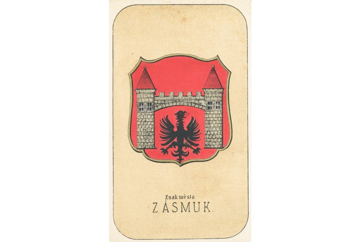 Zásmuky, chromolitografie, 1880