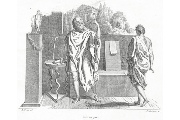 Lycurgus, mědiryt, (1810)