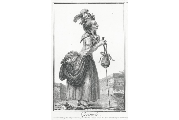 Gertrude, Göz J. F., mědiryt, 1785