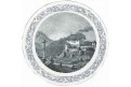 Alpská krajina , litografie (1860)