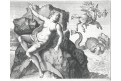 Perseus a Andromeda, dle Caracciho, mědiryt, 1680