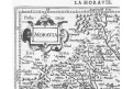 Mercator - Hondius -Moravia, malý, mědiryt, (1620)