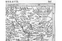 Mercator - Hondius -Moravia, malý, mědiryt, (1620)