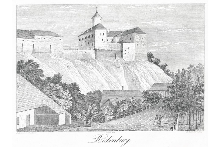 Rychmburg, Heber, litografie, 1843