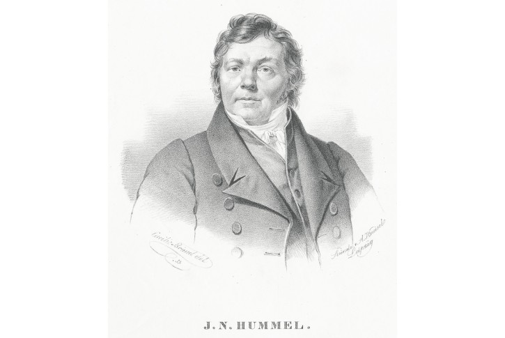 Hummel J. N., litografie, (1830)