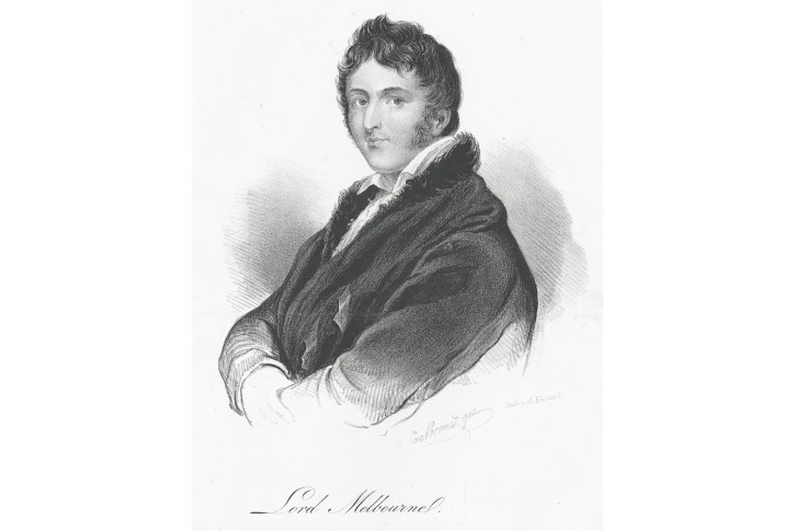 Lord Melbourne, litografie, (1830)