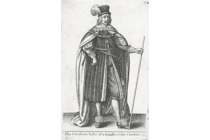 Hollar V.: William Cecil, mědiryt, 1650 