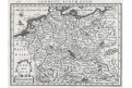 Germania - Čechy, Bertius, mědiryt, 1616