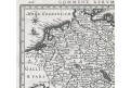 Germania - Čechy, Bertius, mědiryt, 1616