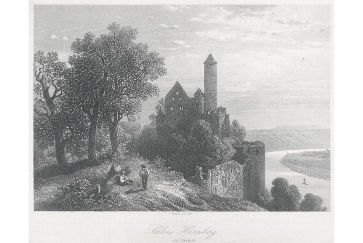 Hornberg am Neckar, oceloryt, 1850