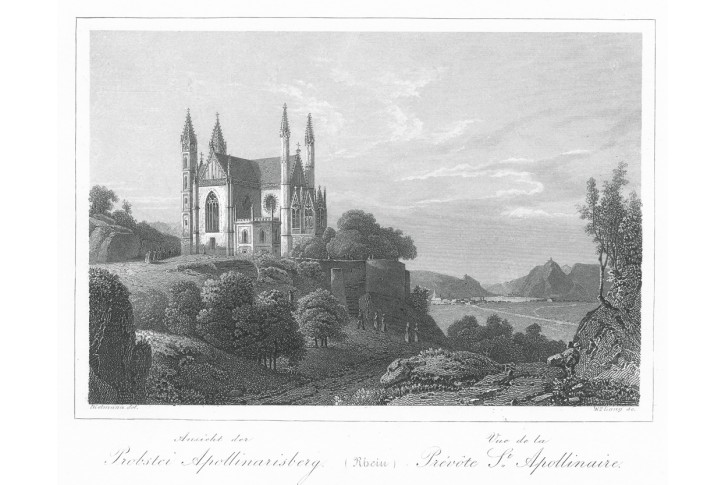 Apollinarisberg Probstei (Rhein), oceloryt, 1840