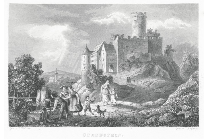 Gnadstein, Sporschil, oceloryt, 1847