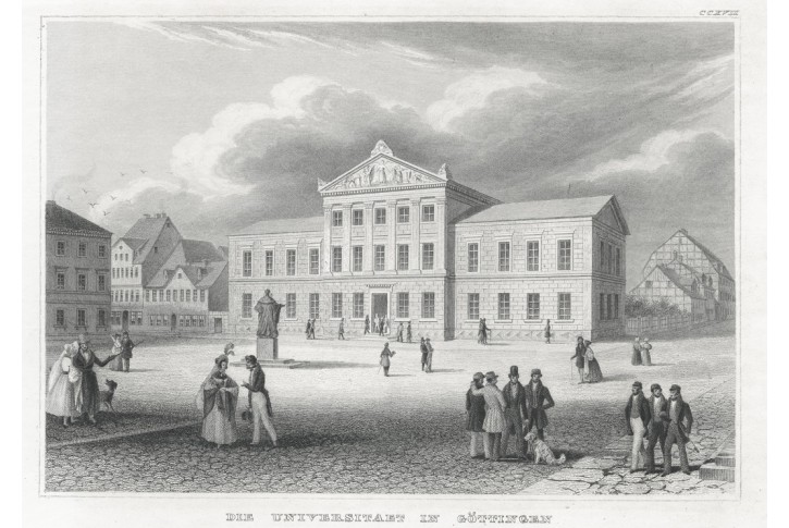 Götingen Univesitaet, Meyer, oceloryt, 1850