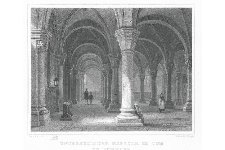 Bamberg Dom, Lange, oceloryt, 1853