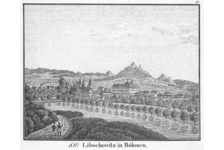 Libochovice, Neue Bildergalerie, litografie , 1837