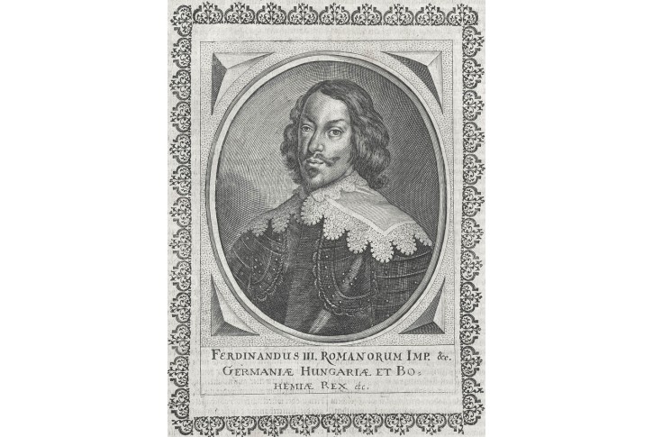 Ferdinand III., Merian, mědiryt, (1650)