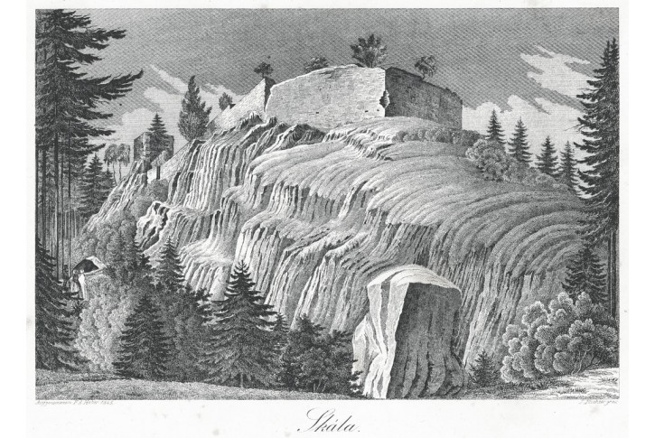 Skála, Heber , litografie, 1846