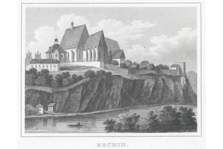 Bechyně, Kleine Universum, oceloryt, (1840)