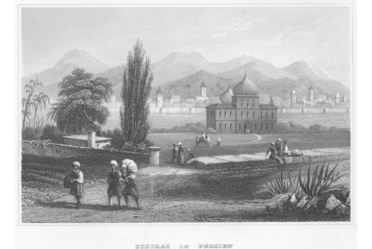 Shiraz , Meyer, oceloryt, 1850