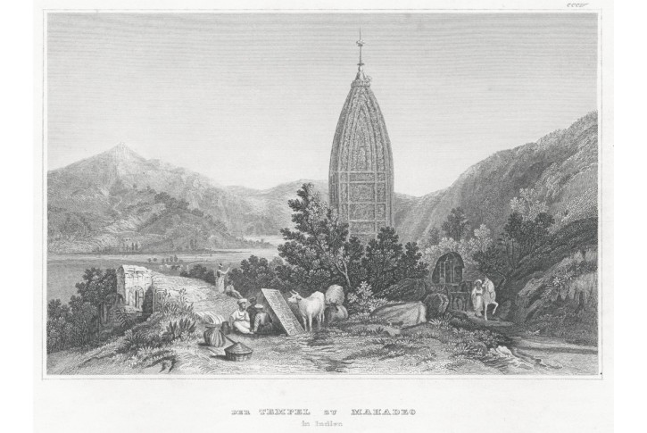 Mahadeo , Meyer, oceloryt, 1850