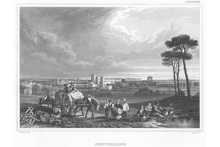 Montpelier, Meyer, oceloryt, 1850