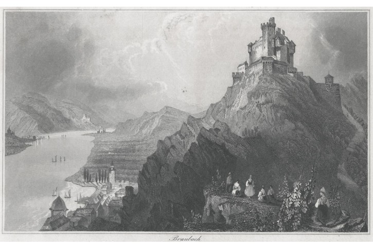 Braubach, oceloryt, (1840)