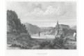 Děčín, Meyer, oceloryt, 1850