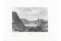 Děčín, Meyer, oceloryt, 1850