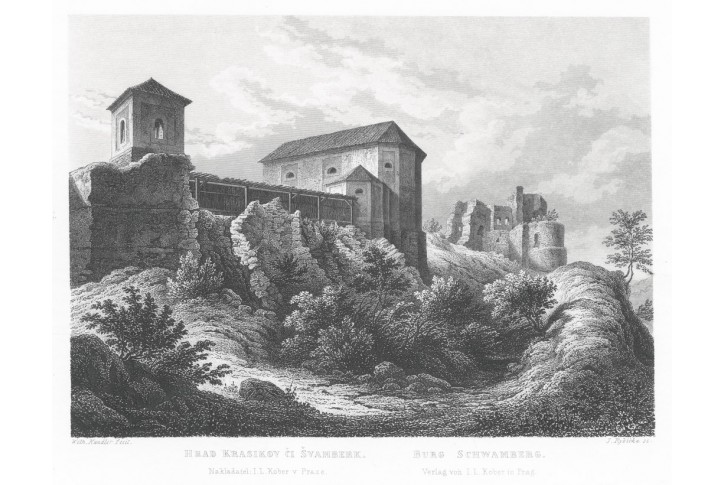 Švamberk, Mikovec, oceloryt 1860